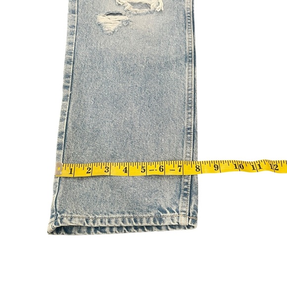 H&M & Denim 90’s Boyfriend Hi Rise Loose Fit Torn Denim Size 4 - Picture 10 of 13